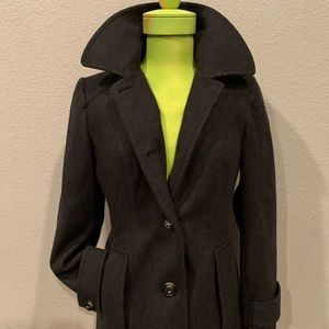 London Fog Peacoat with scarf